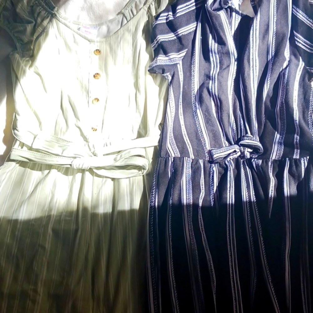 2 long jumper 1 piece outfits